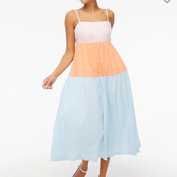 NWT Colorblock tie-back dress - Picture 3 of 7